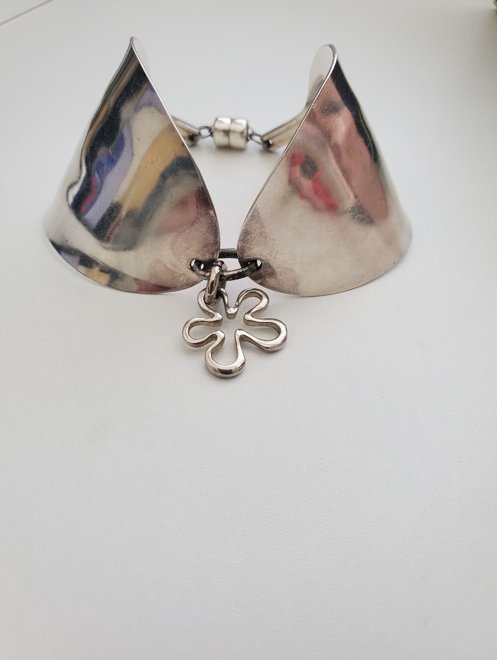 Silver Spoon Bracelet Magnetic Clasp